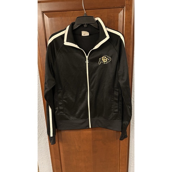Champion Other - Champion Colorado Buffaloes Full Zip Fieldhouse Track Jacket Mens M Black Vtg
